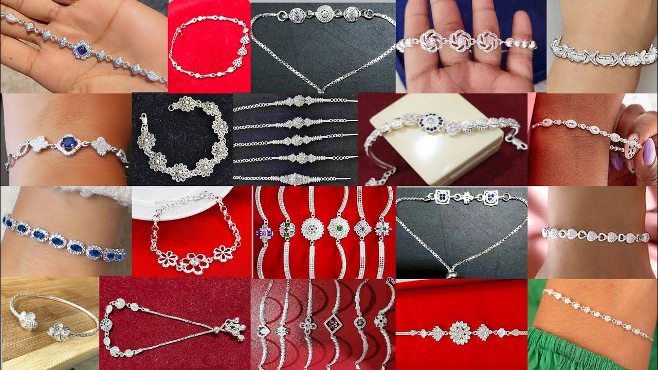 new Silver bracelets designs 2025 for#girl​ | Beautiful fancy silver bracelets ideas|rupar bracelet