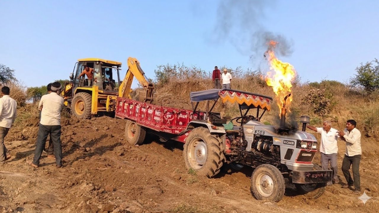 ट्रैक्टर फस‌ गया 🚜😱 Amit prajapati 