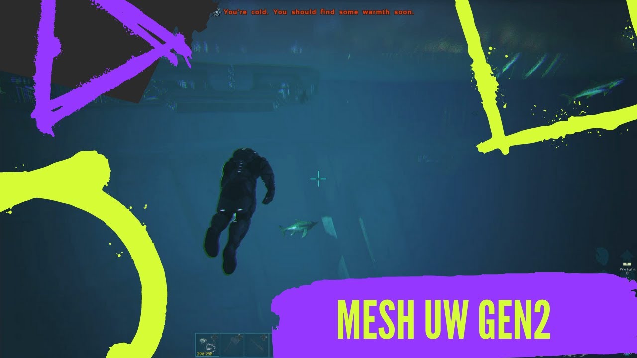 ARK: HOW to MESH the UNDERWATER zone UW GEN2, WORKS IN OFFICIAL