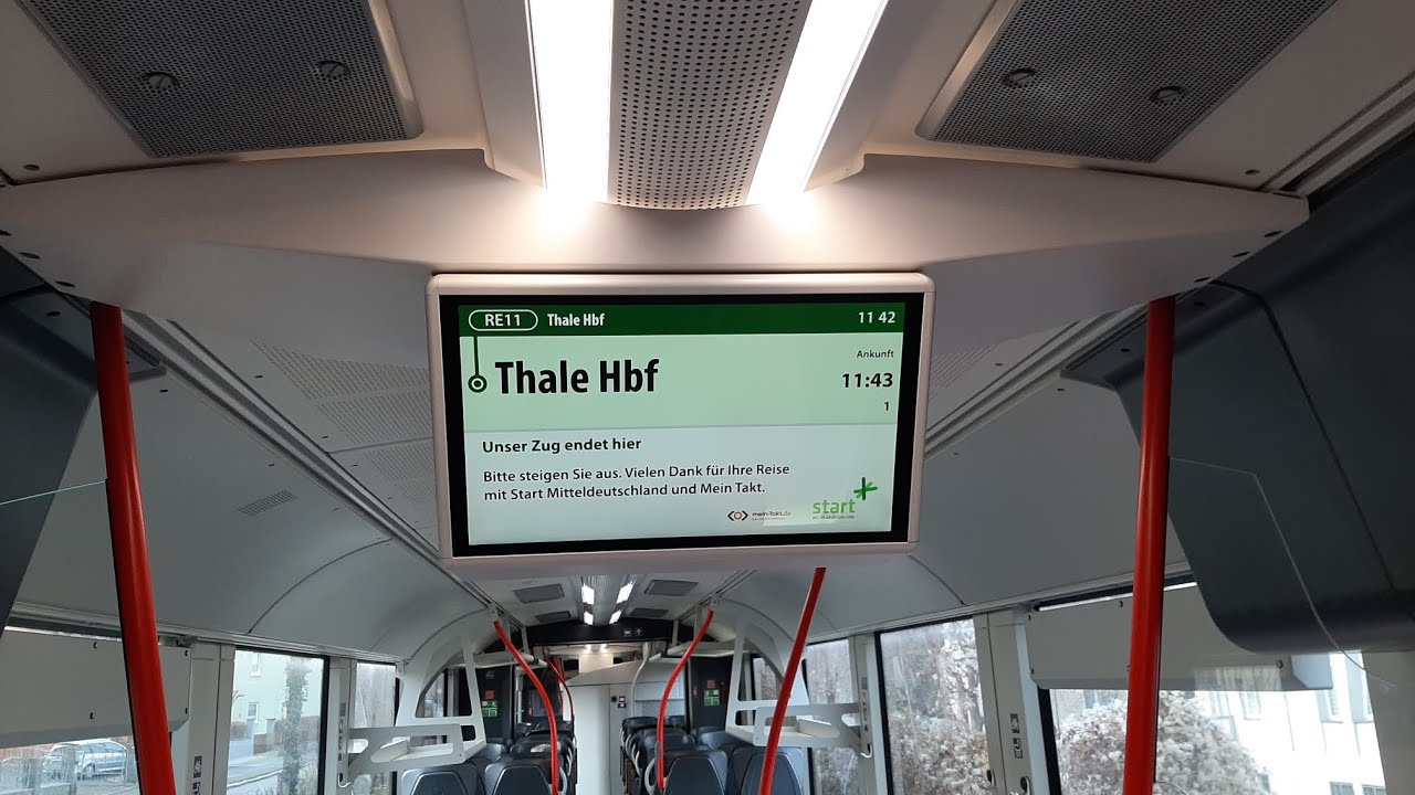 🎅🎅🌲🌲🚈🚈 RSM RE 11 nach Thale Hauptbahnhof 15.12.2024. 🚈🚈🌲🌲🚂🚂