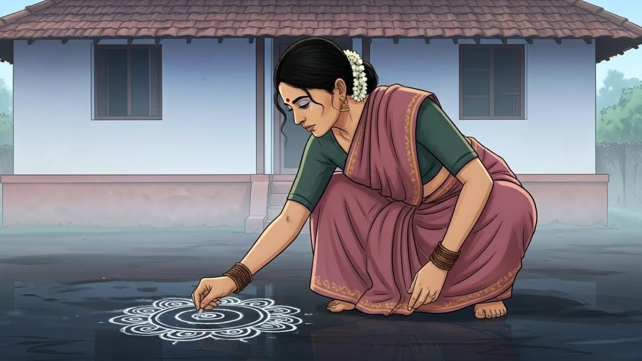 Village Morning Routine in a South Indian Village | Kitchen Fire, Coffee & School Prep