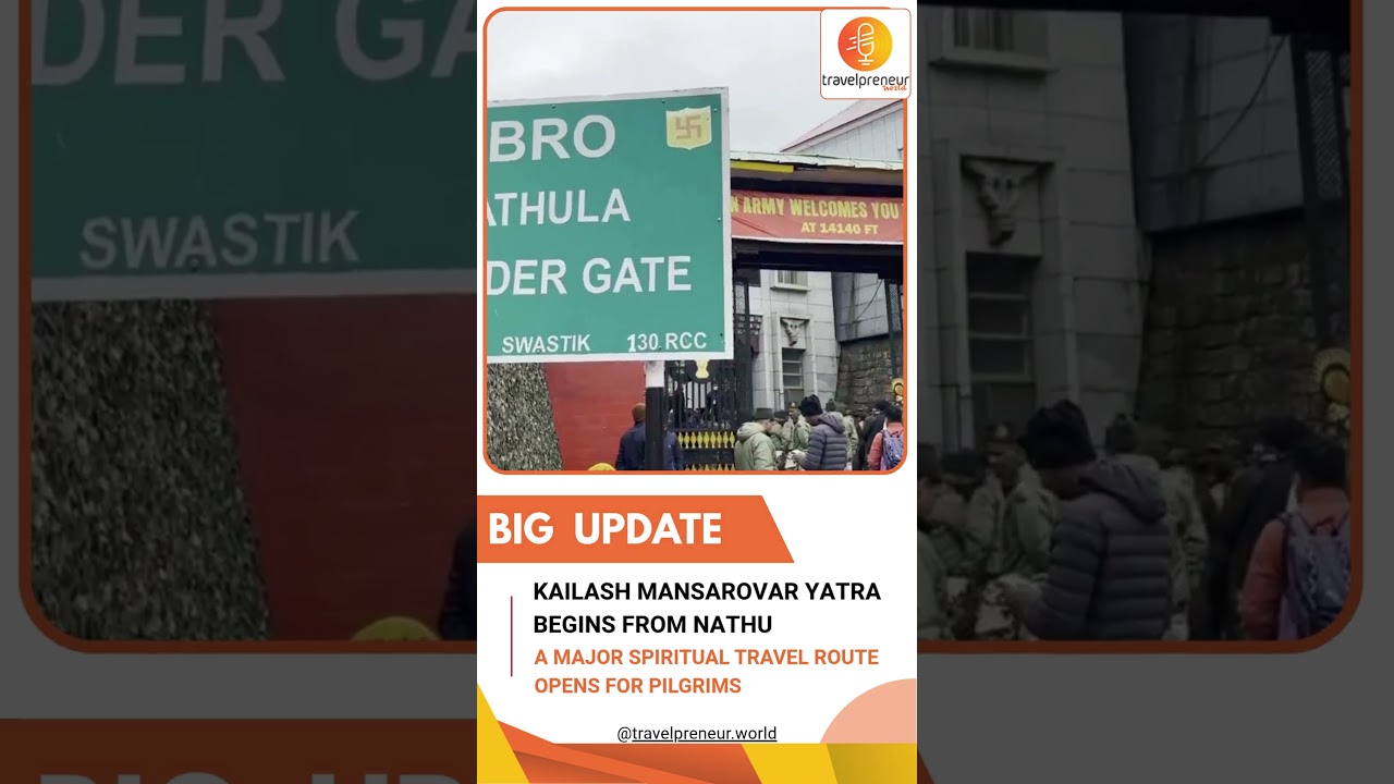 BIG UPDATE: Kailash Mansarovar Yatra Begins From Nathula!  #shorts