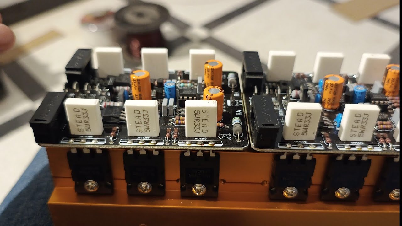300+300w RMS ✓  SOCL506  ✓ Amplifier board with DC Servo ✓