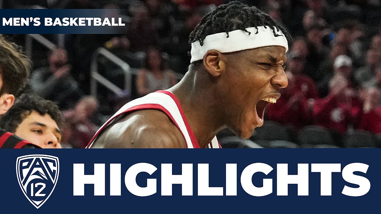 Washington State vs. Stanford | 2024 Pac-12 Men's Basketball Tournament Highlights