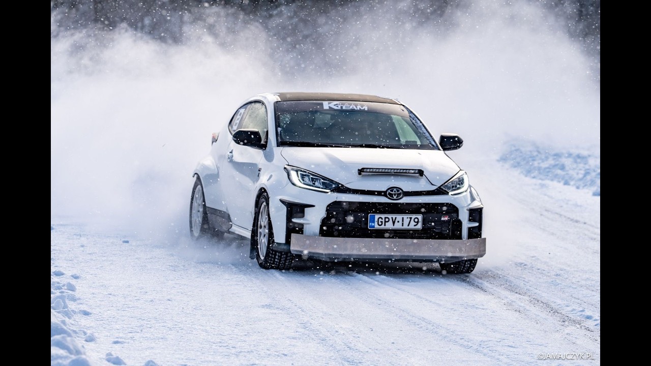 Ice Driving  with K.Rally Team in Alavus | P.Wasilonek | Toyota GR Yaris