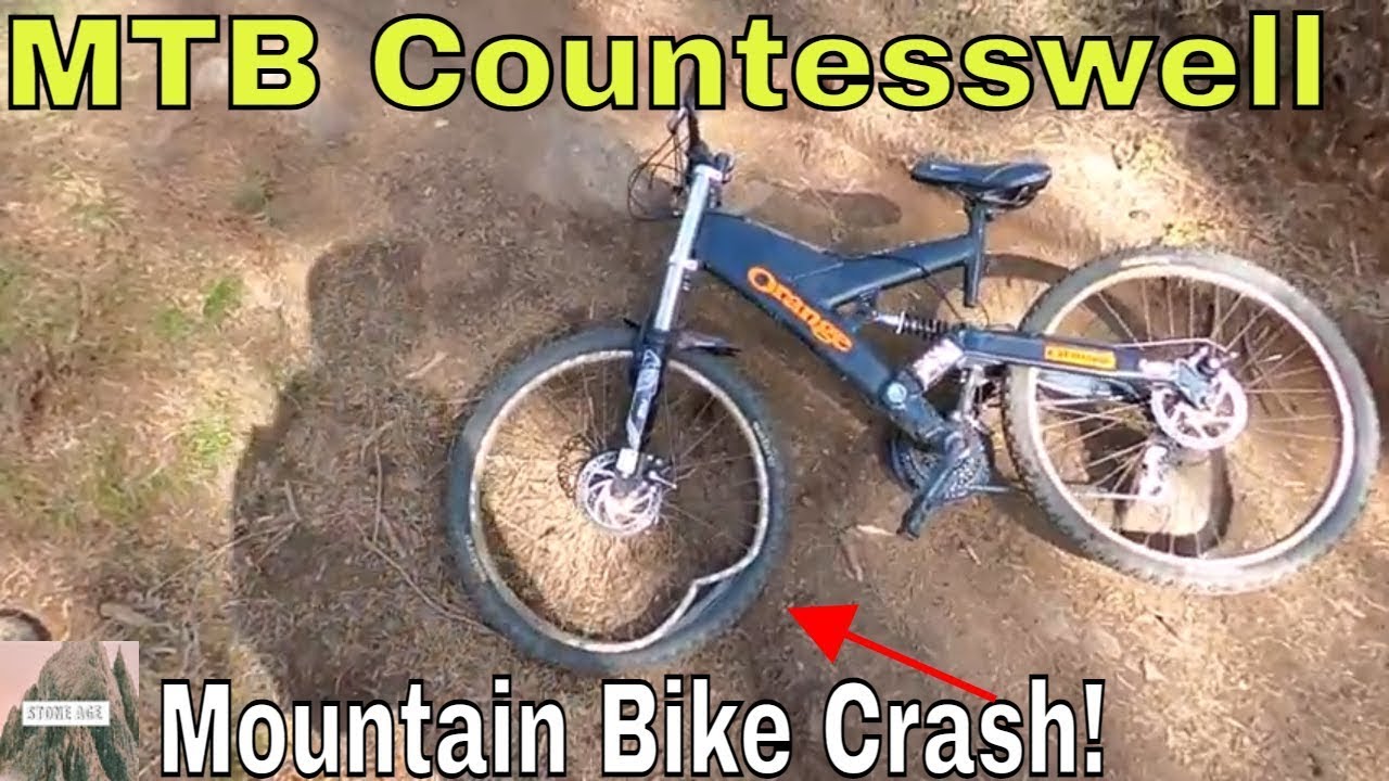 Mountain Bike Crash MTB Countesswell Woods, Scotland