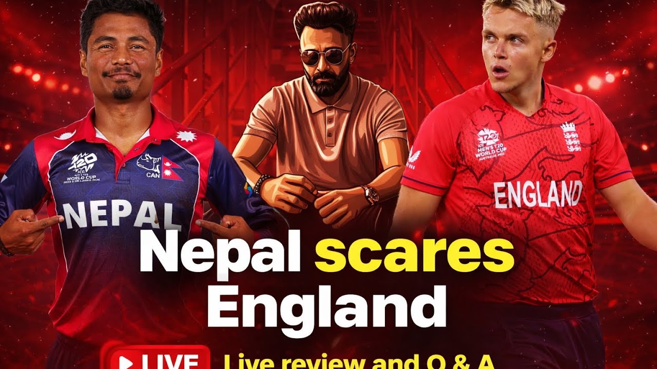 Nepal Scared England! 😱 | Associate nations challenge Big teams | T20 WORLD CUP