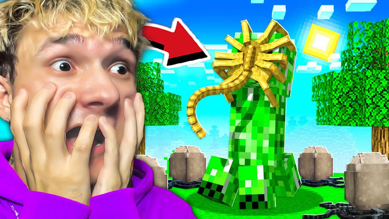 Infekce Děsivým Mimozemšťanem v Minecraftu!