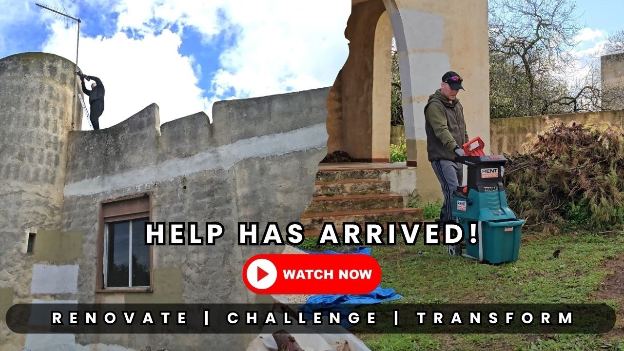 (23) Rural Italian property Restoration: Lewis vs The Mulcher… Who Wins?