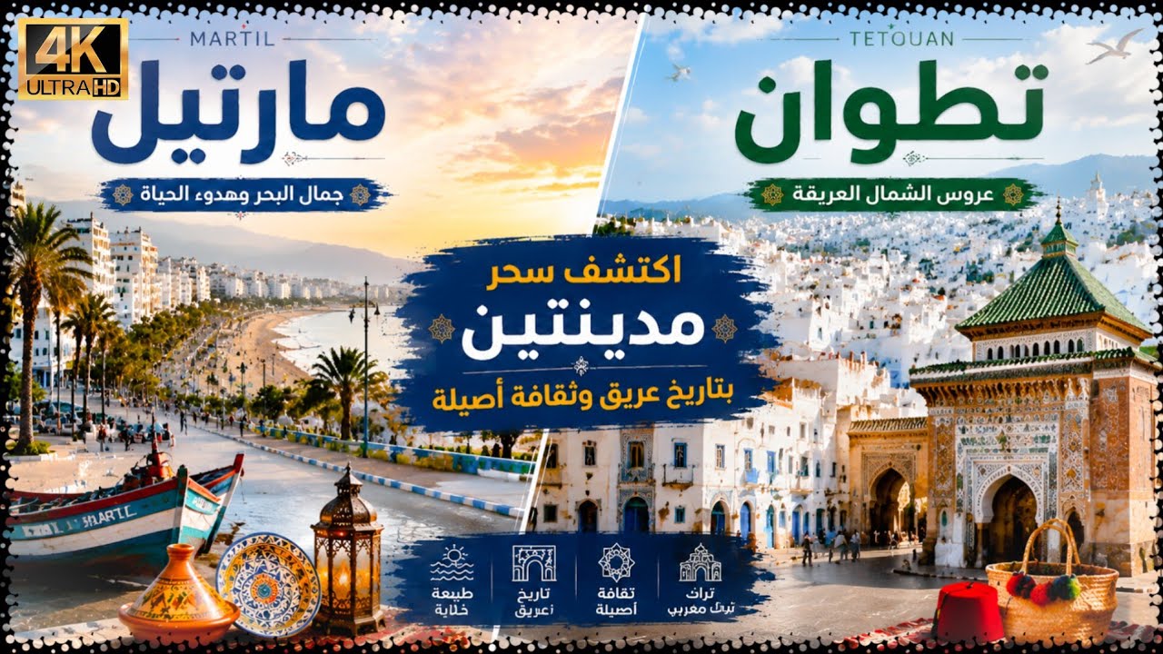 مارتيل تطوان 9/16  Martil Tètouan 4K 