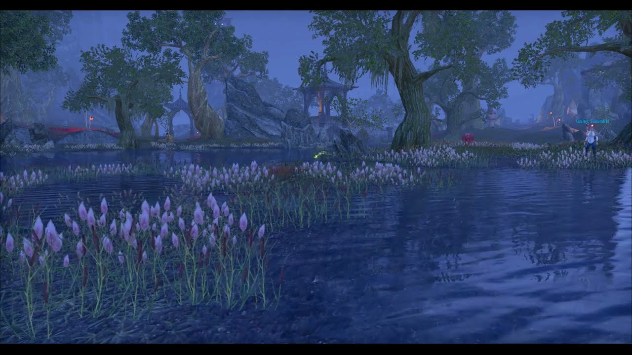 Storm Outside Mournhold || Rain & Thunder Sounds with Music || Elder Scrolls Gamescape || Rainy Jane