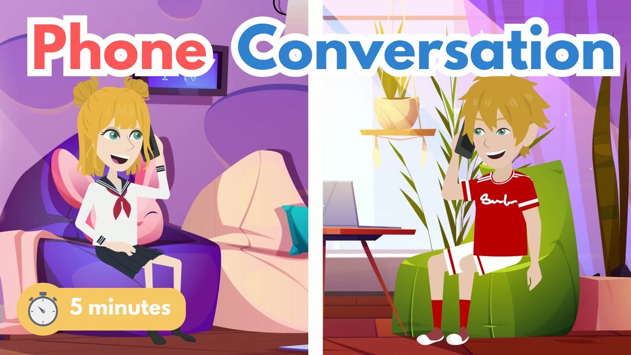 5-Minute English Conversation Practice: Phone Conversation in English