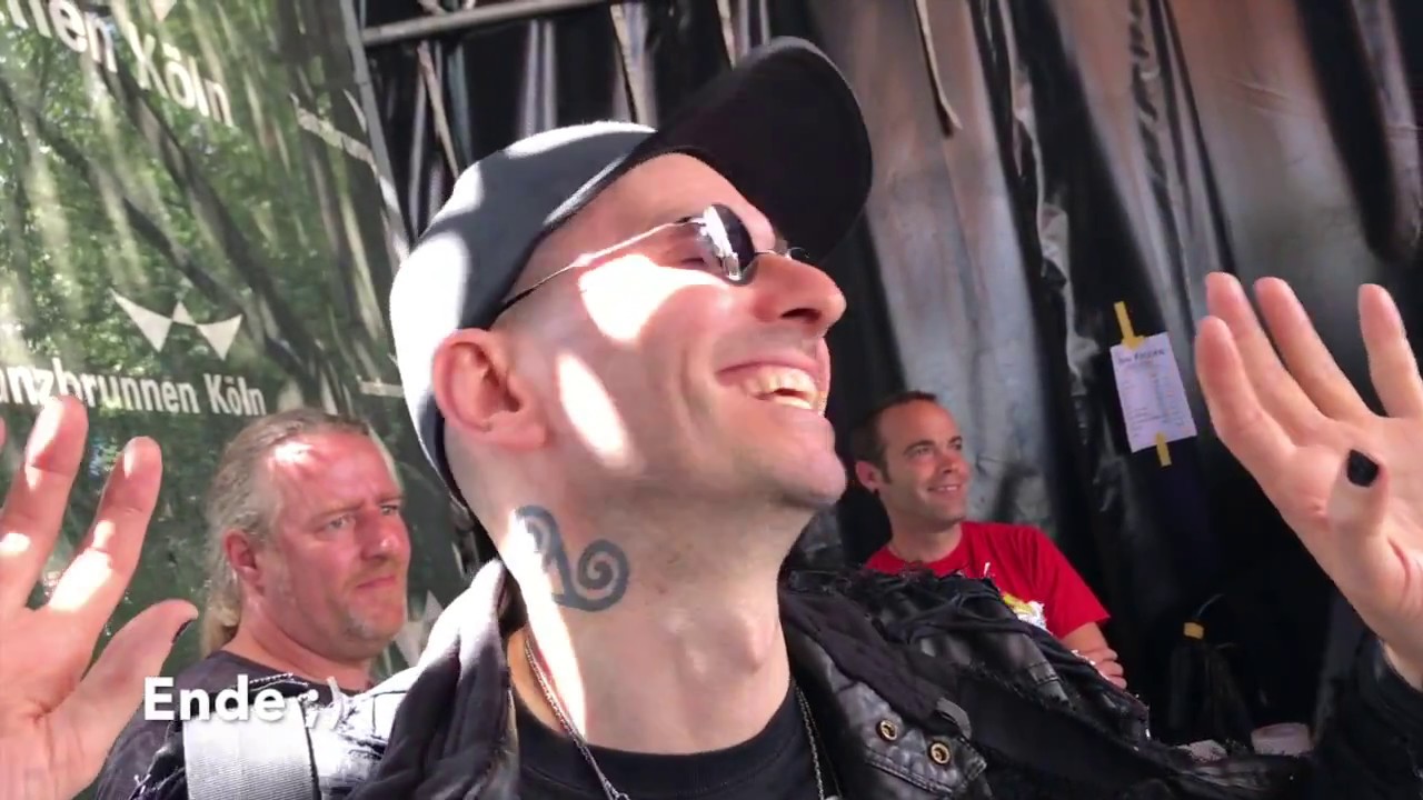 Backstage beim Amphi Festivals in Köln