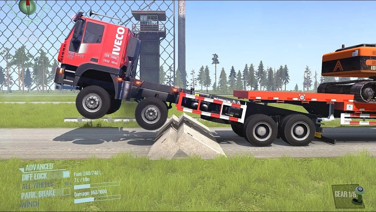 Spintires Mudrunner Speed Bump Gameplay 07 #mudrunnerspintires #spintires #automobile