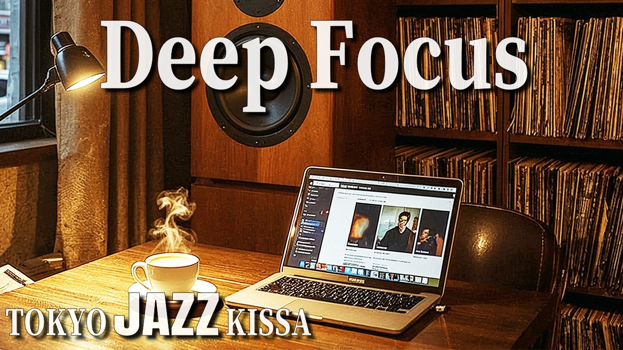 Deep Focus & Active Flow for Peak Work | A Tokyo Jazz Kissa Bebop Session [4K]
