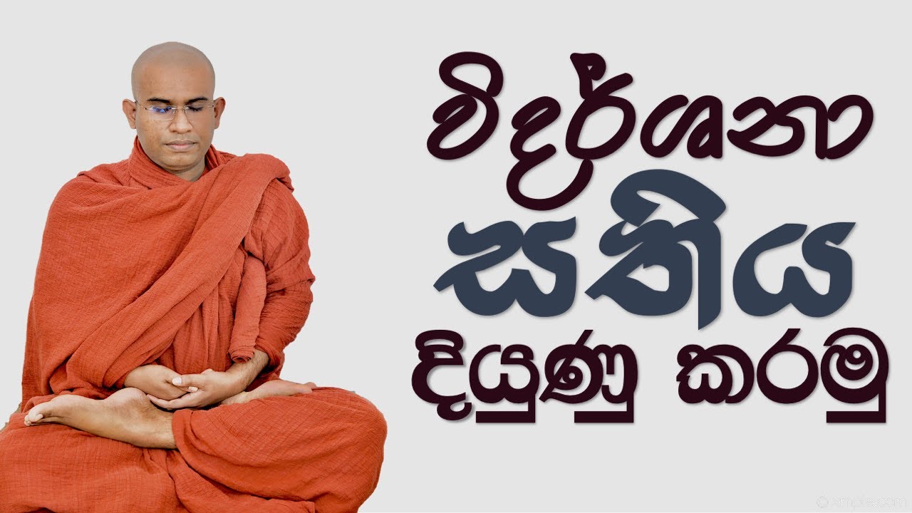 විදර්ශනා සතිය දියුණු කරමු || Let's develop vidarshan consciousness  || Namalgamuwe Wijayaseela Thero