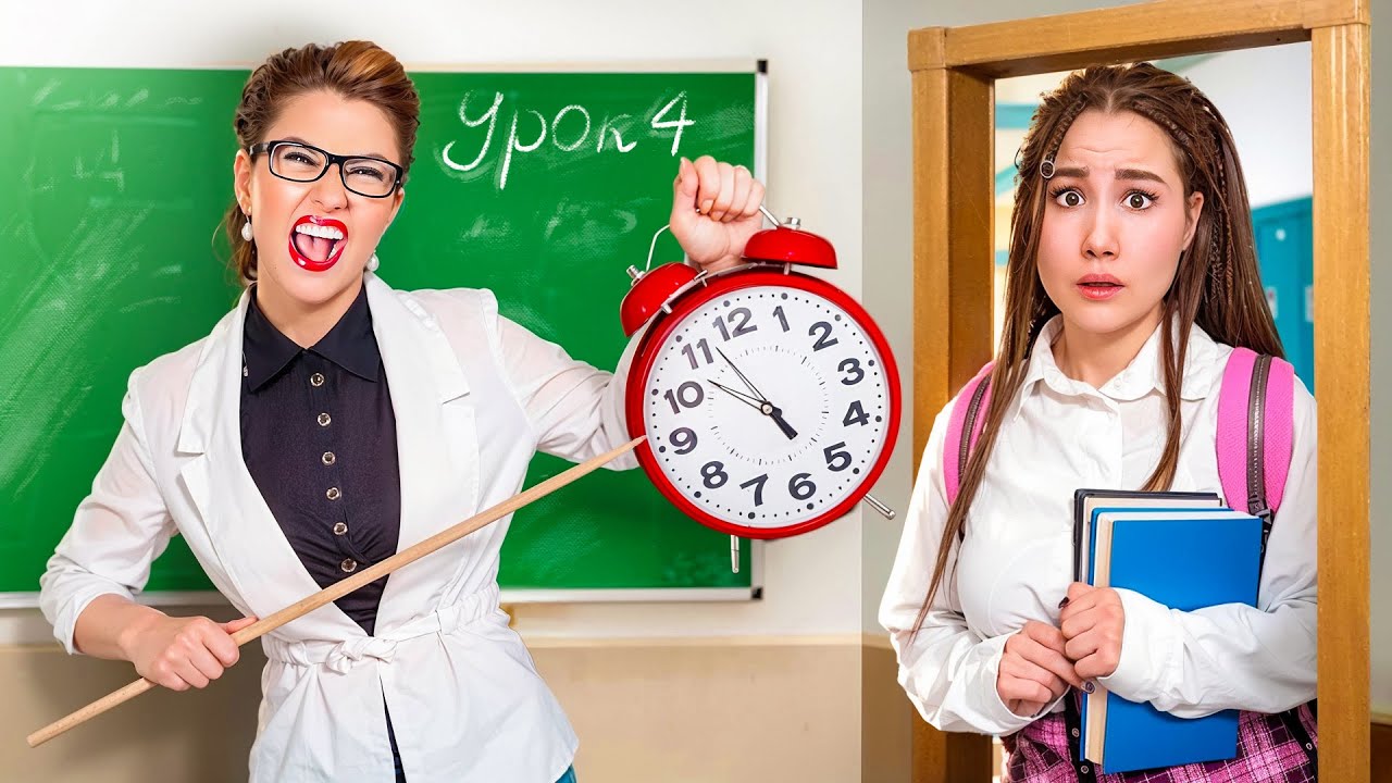Опоздала в Школу PRO на ТРИ УРОКА? 😱 Вредная Ботанша Спалила Учителю! 🤬