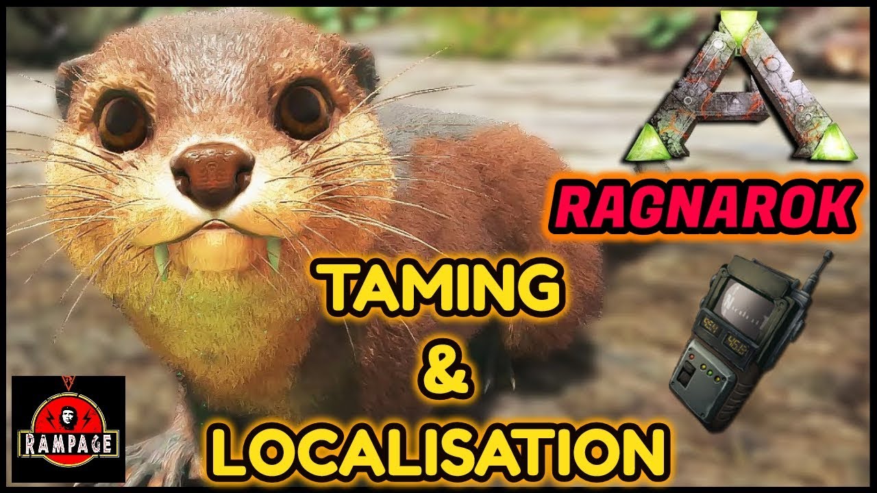 ARK RAGNAROK - OU TROUVER LA LOUTRE ET COMMENT L' APPRIVOISER !! (otter location)
