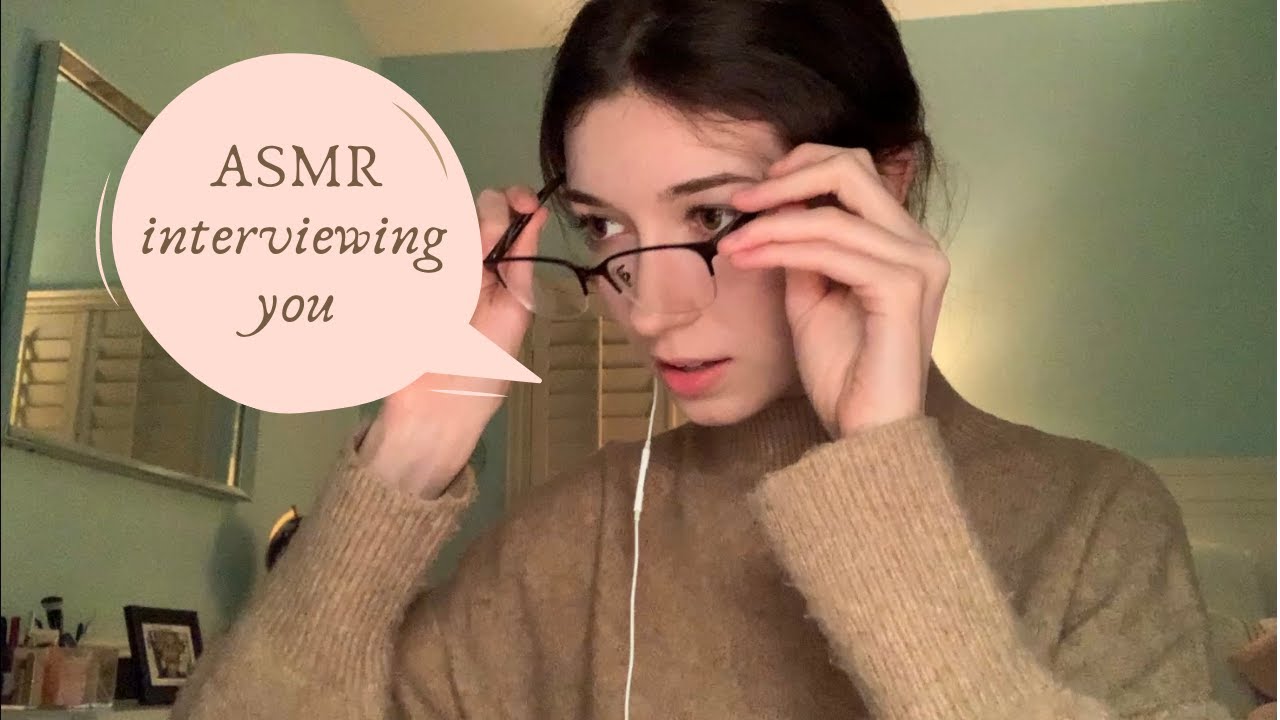 [ASMR Lofi] Soft spoken interview roleplay (lots of typing!)