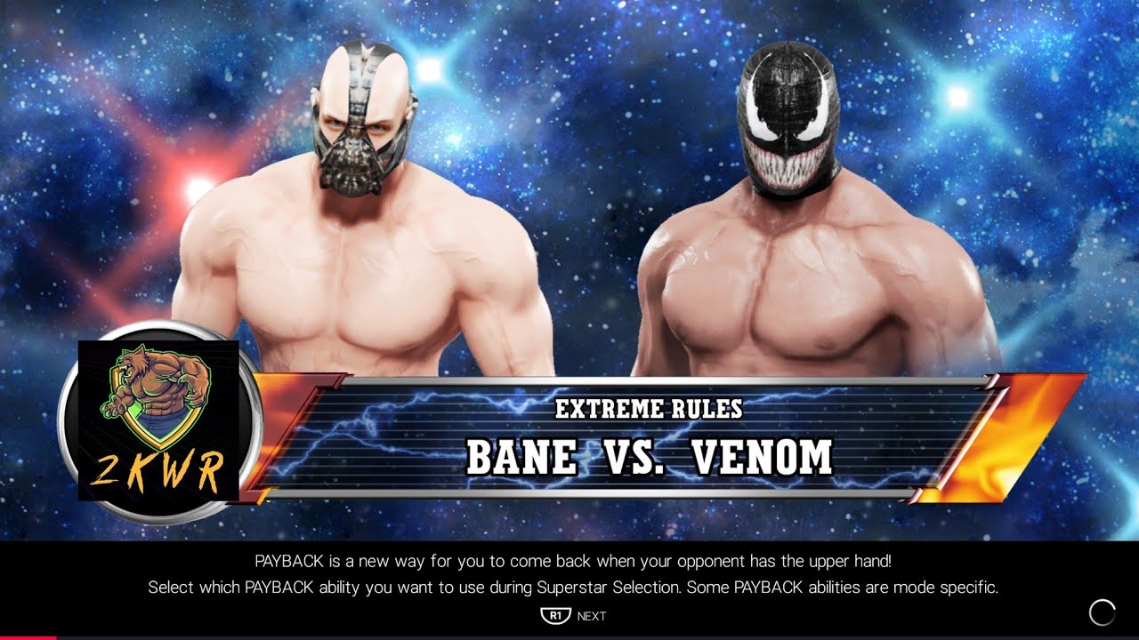 WWE 2K19 Bane vs Venom *Request*