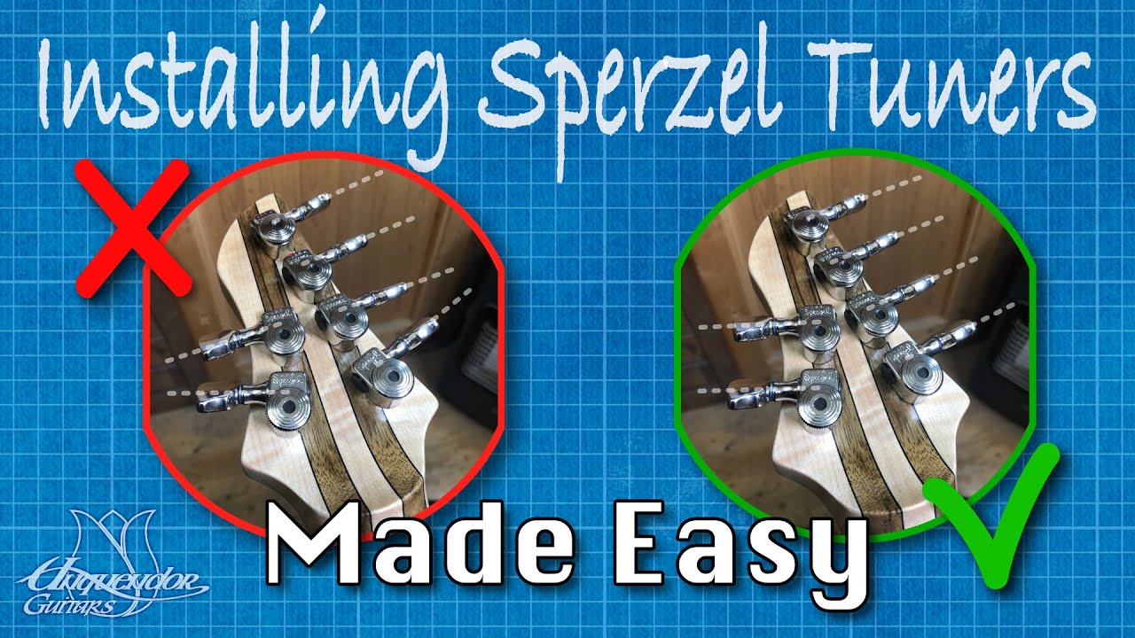 How to Install Sperzel Locking Tuners with Ease (Tutorial)