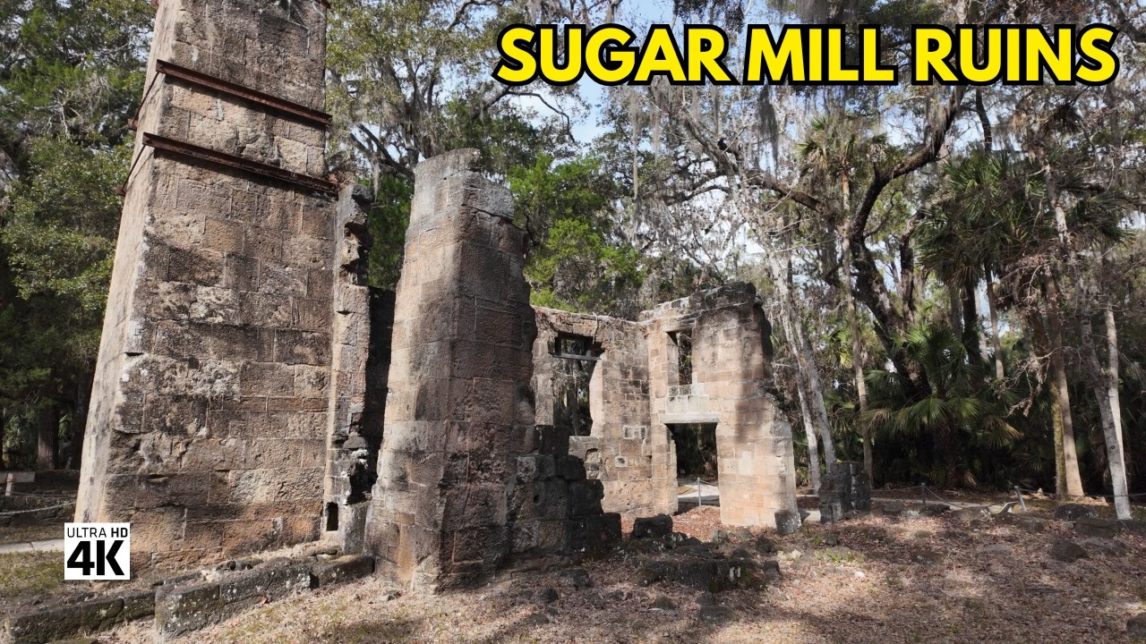 #7. Exploring Florida’s History in the Ruins of Bulow Sugar Mill | 4K Walking Tour