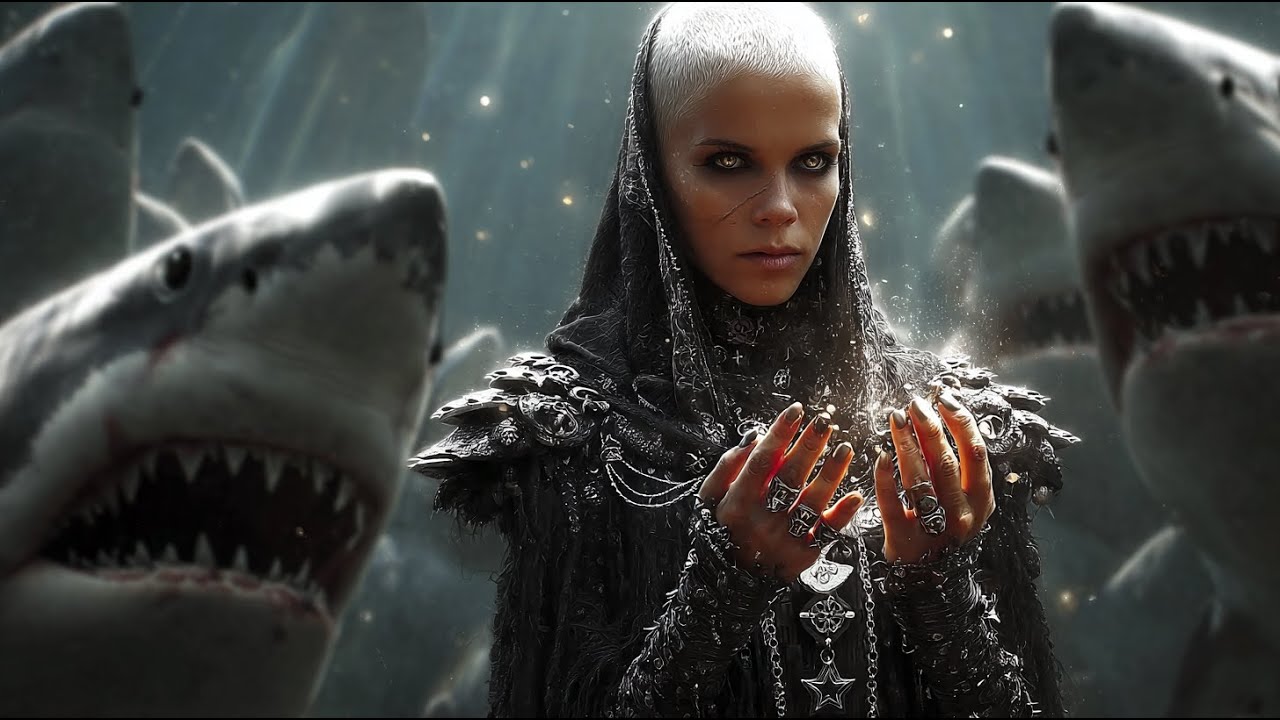 💀🦈 SEA WITCH 🦈💀 Bloodcore Remix 🩸 Dark Fantasy Metal Music Video