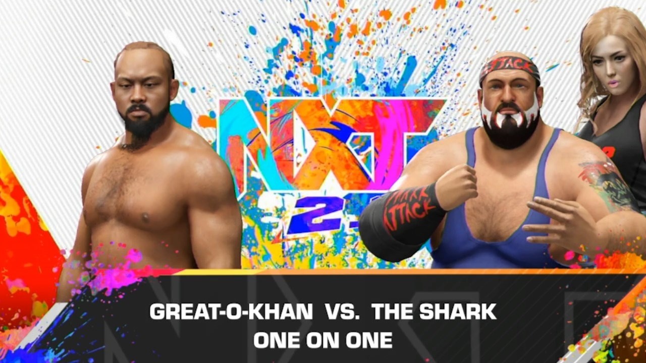 WWE 2K24 | Greta O-khan vs. The Shark (w/Miss Elizabeth)