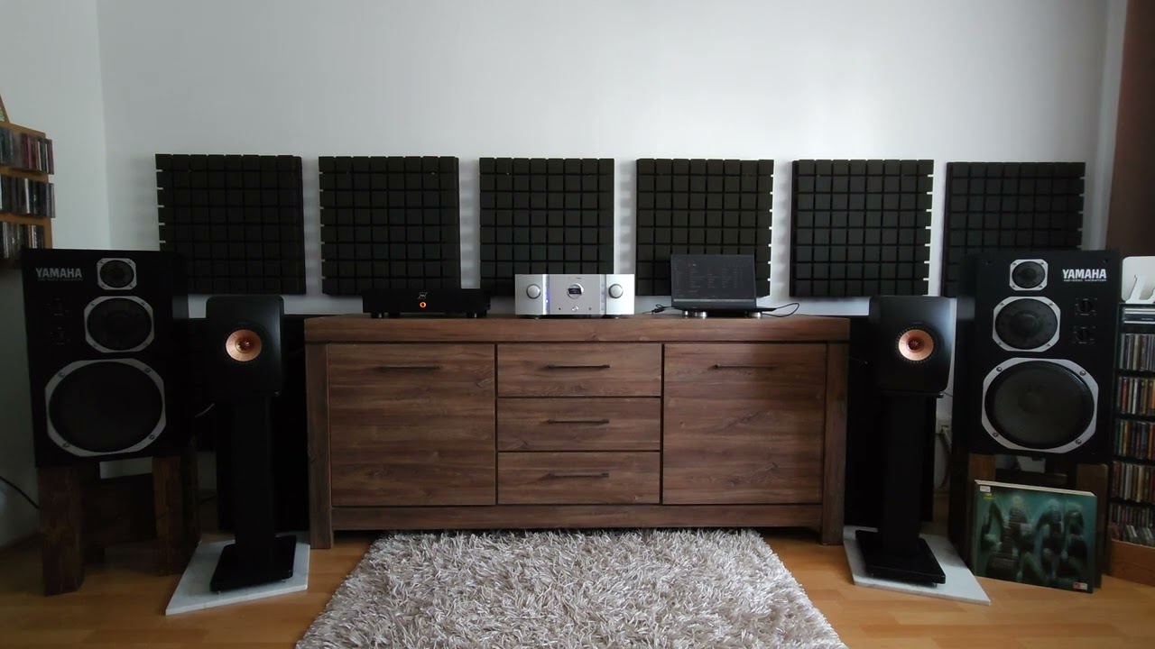 Kef LS50 Meta vs Yamaha NS1000m Sound Demo