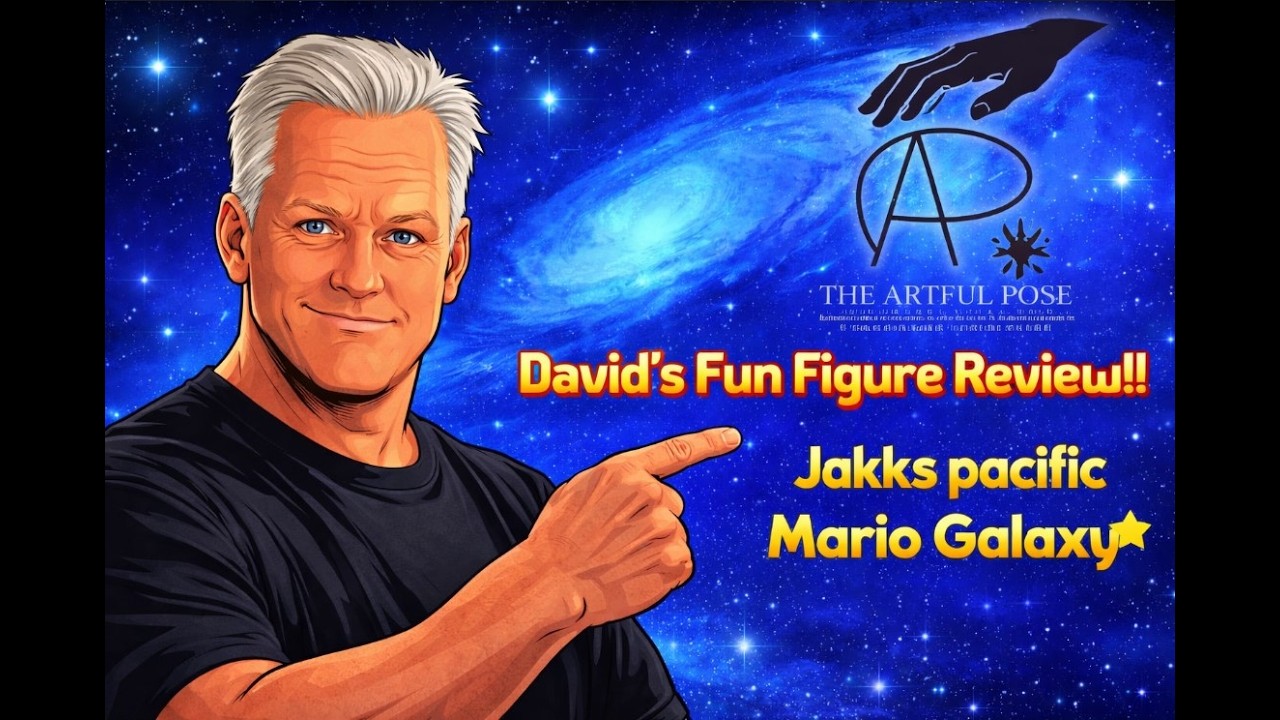 Super Mario Galaxy Movie Mario Figure Review | Jakks Pacific Nintendo Collectible | The Artful Pose