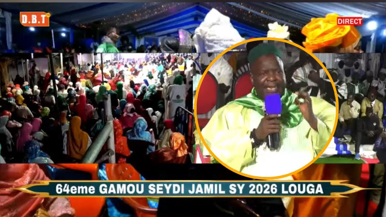 En Direct 64 EME EDITION GAMOU SEYDI DJAMIL LOUGA