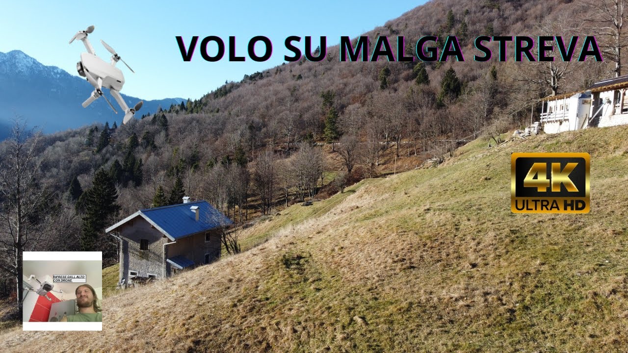 Volo con drone su Malga Streva