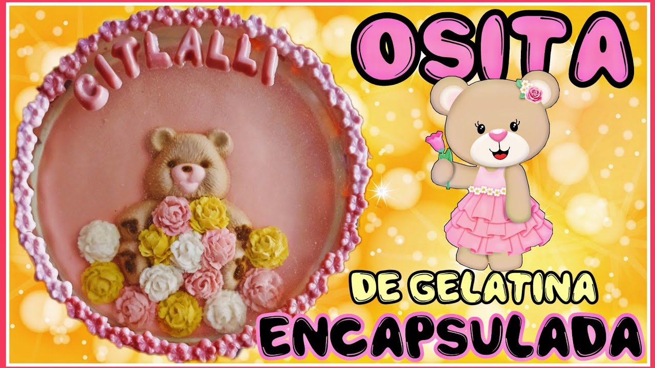 OSITA de gelatina ENCAPSULADA / Gelatina con pocos ingredientes / OSOS de gelatina