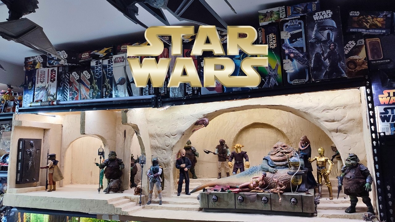 COLECCION DIORAMA DE JABA THE HUTT STAR WARS