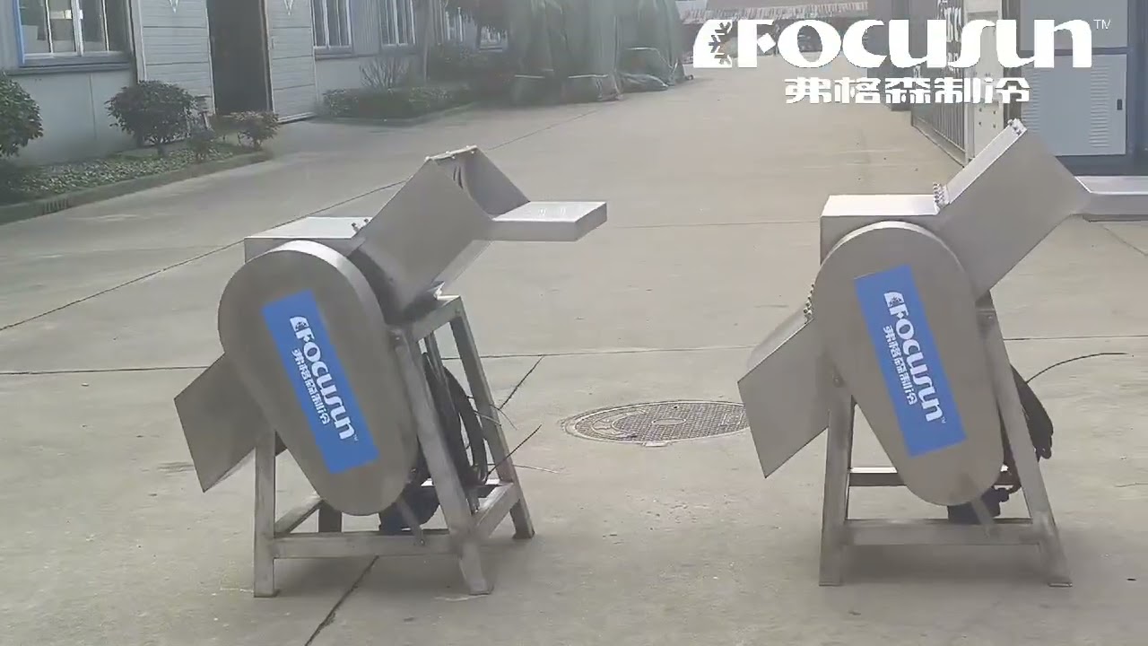 Focusun Ice Crush Machine. It can be used alone or in conjunction with an ice block machine.