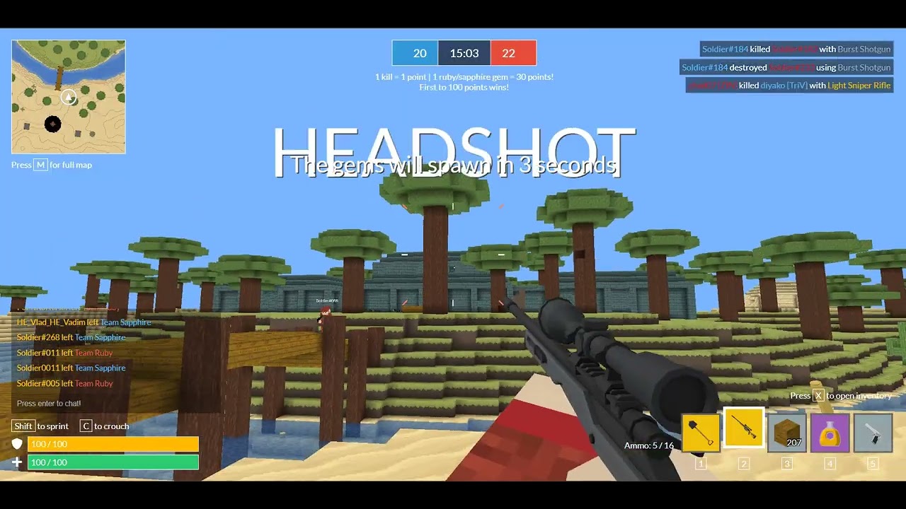 Light or Heavy - Voxiom.io Gameplay