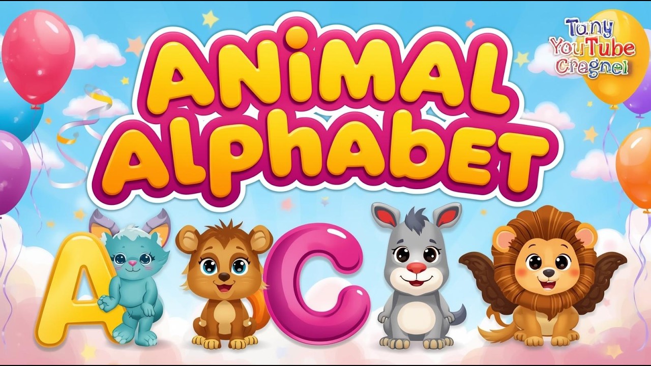 Animal Song | ABC Phonics & Alphabet Song | Early Learning for Kids 2–4