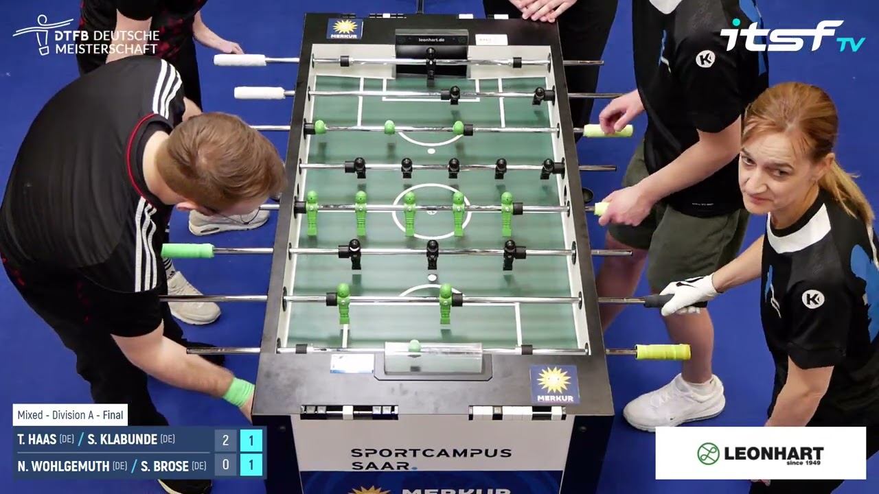 T. Haas/S. Klabunde vs N. Wohlgemuth/S. Brose - Mixed - Final - DTFB Deutsche Meisterschaft
