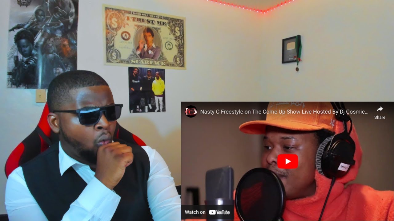 Nasty C Freestyle on The Come Up Hosted By Dj Cosmic Kev (2023) | REACTION