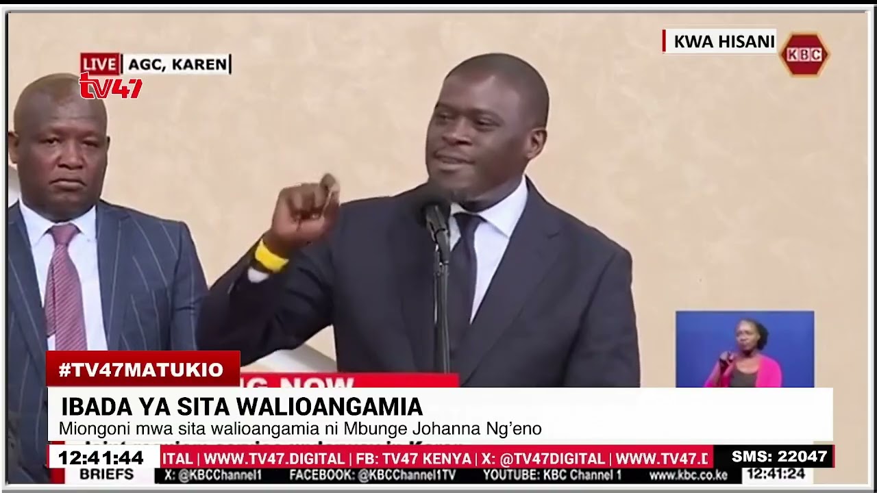 MP Ng’eno’s statute is in the towers of Mukuru, blocks of Kibra & in the flats of Mathare - Sakaja