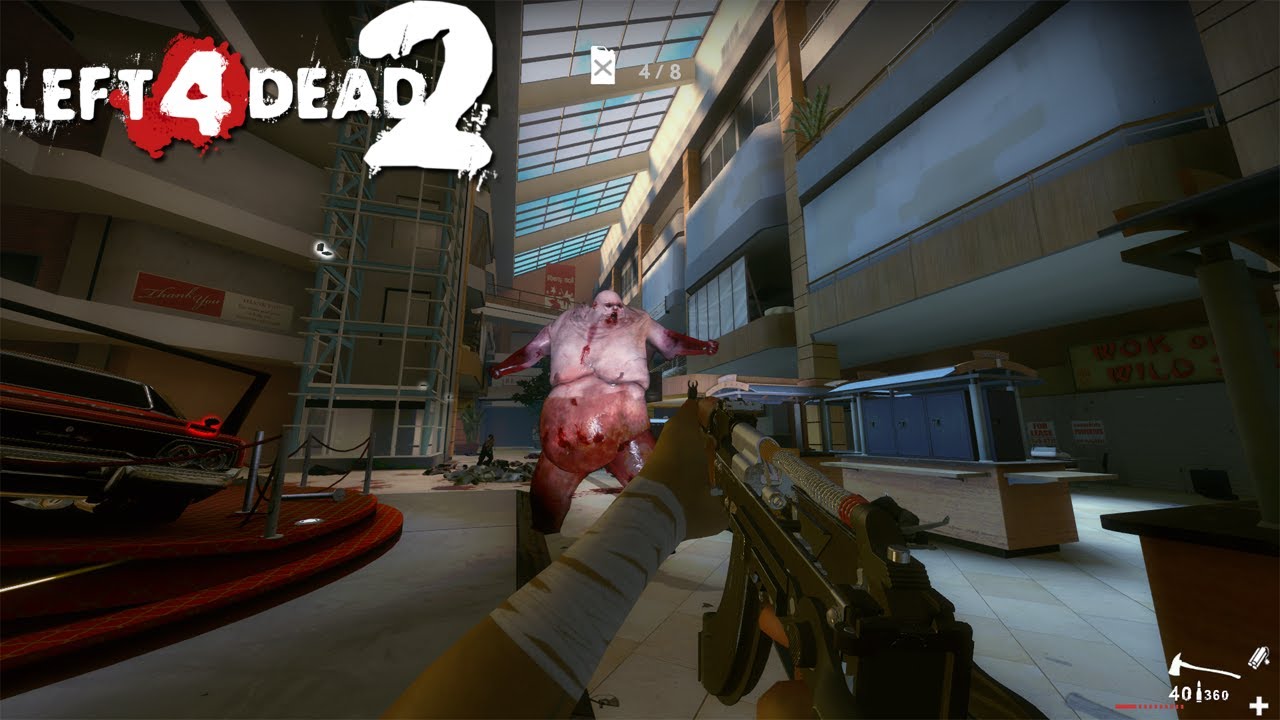 Left 4 Dead 2 Meatwall Encounter at the Mall