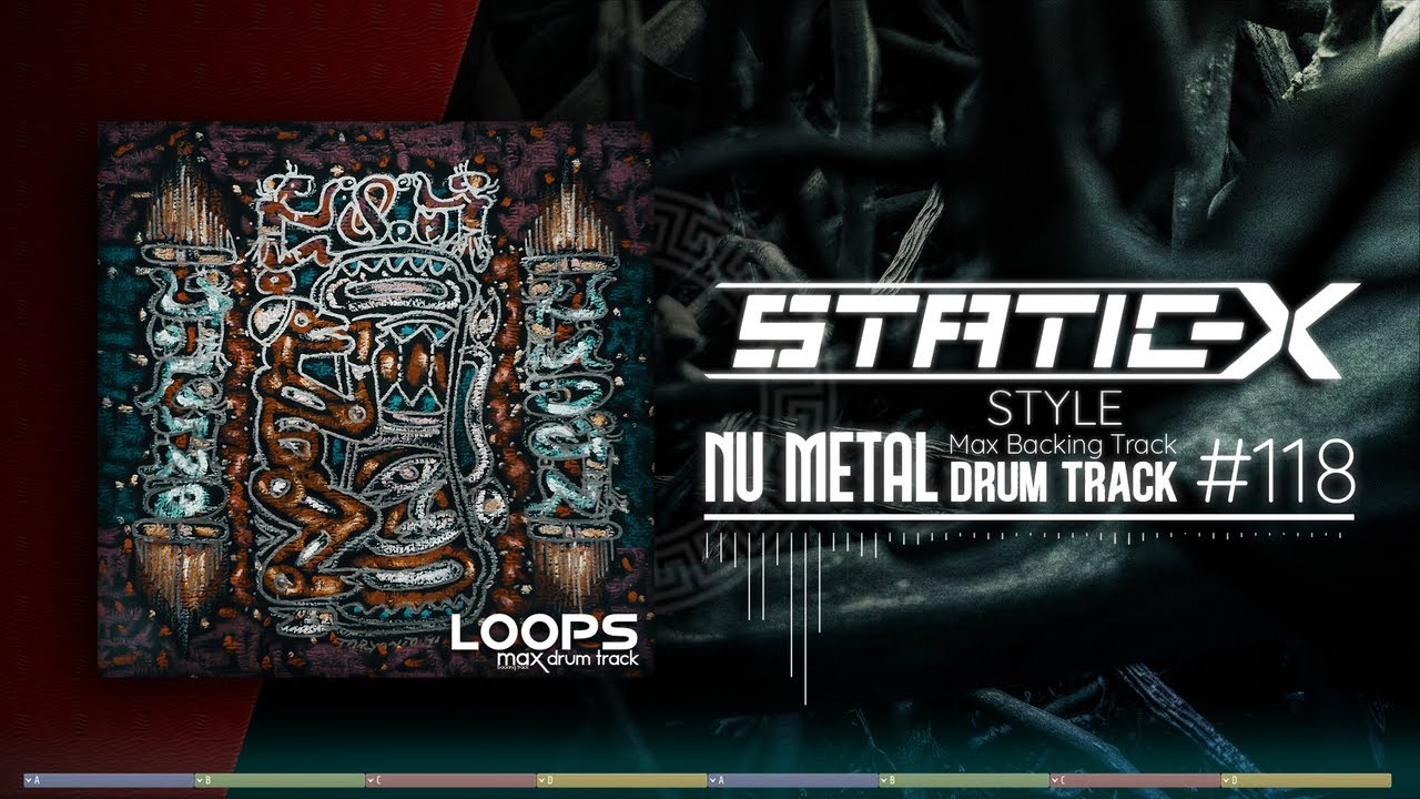 Nu Metal Drum Track / Static-X Style / 115 bpm
