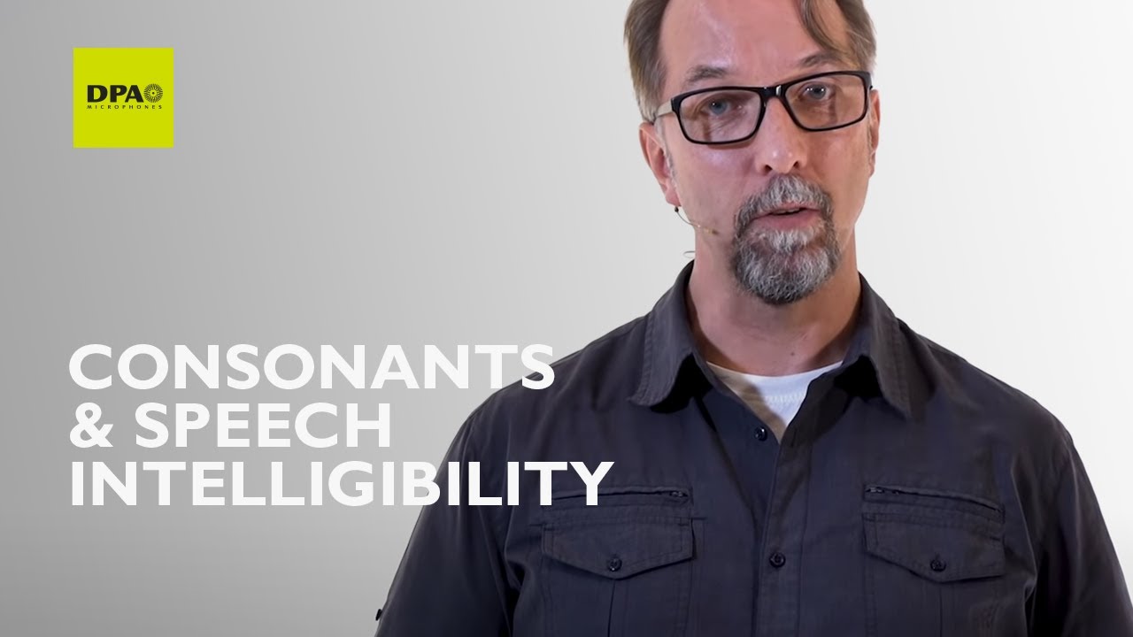 Why consonants are essential to speech intelligibility