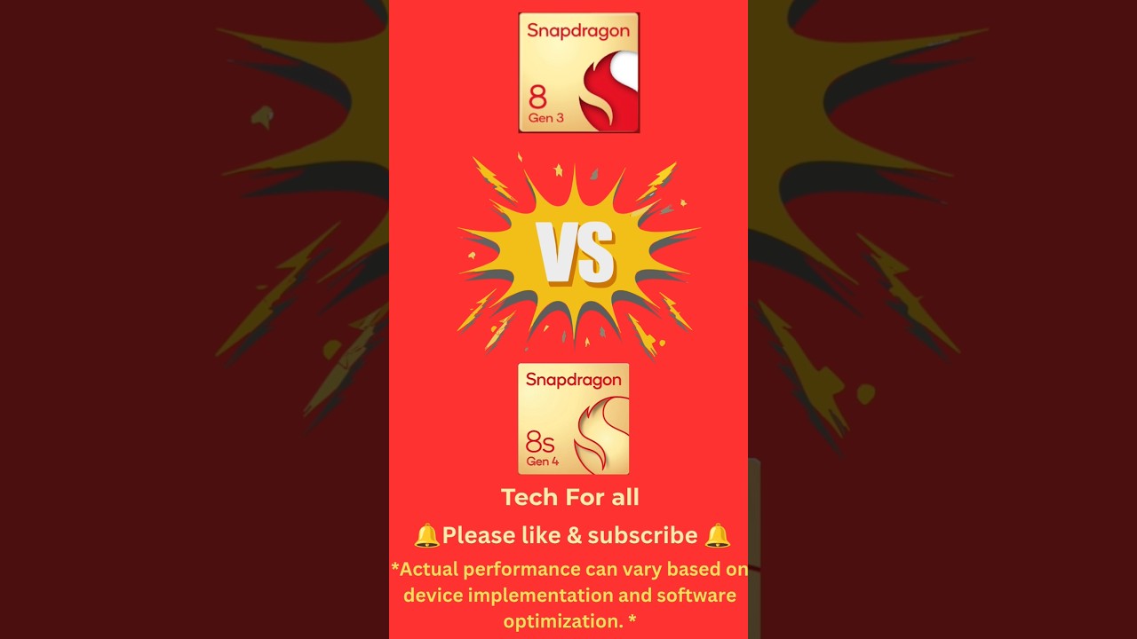 Did you know? Snapdragon 8s Gen 4 vs Gen 3&rdquo;