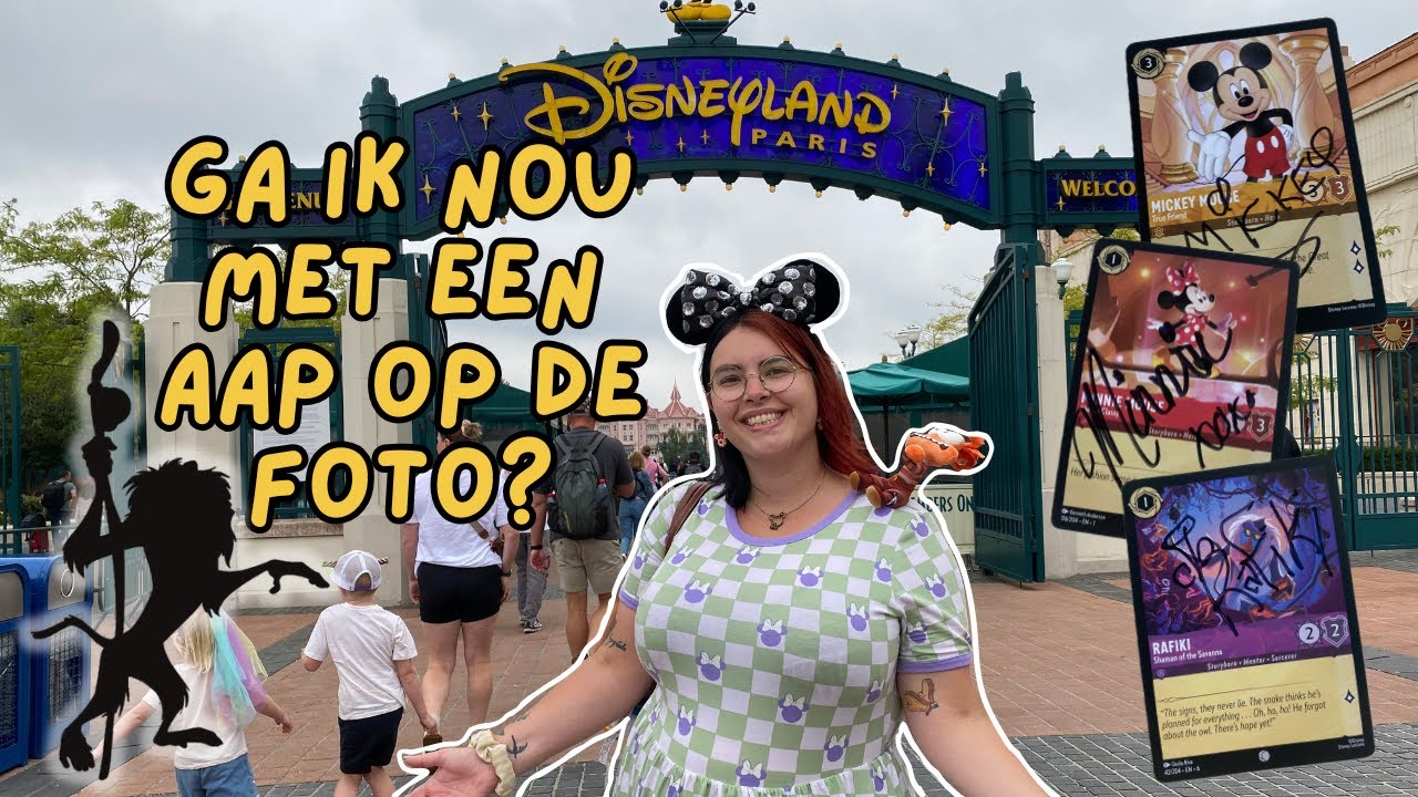 Disneyland Parijs vakantie 2025 | vlog 6 | Disney dag 3 | Lorcana kaarten laten signeren