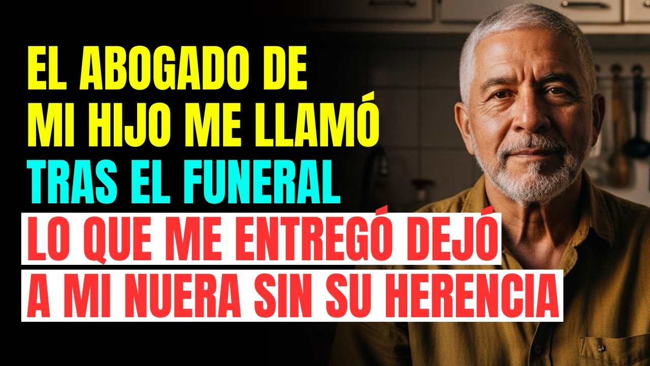 El abogado de mi hijo me llamó tras el funeral. Lo que me entregó dejó a mi nuera sin su herencia.