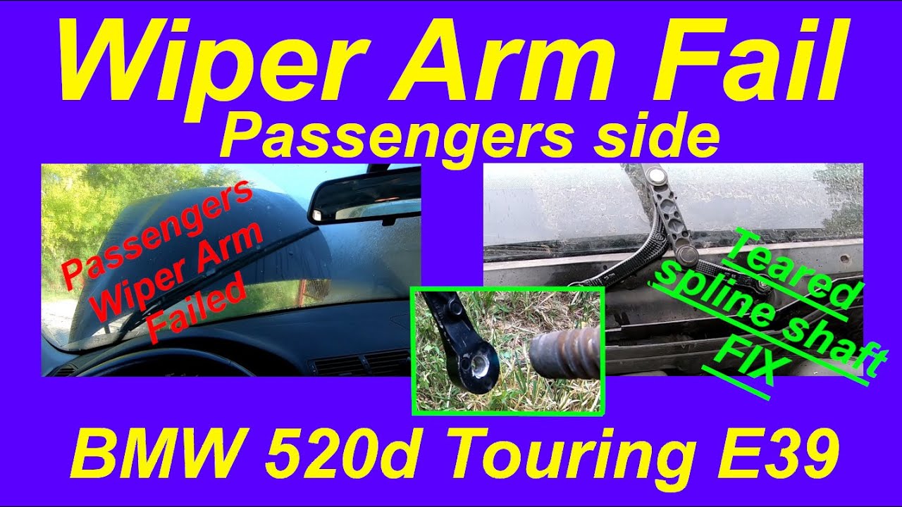 BMW e39 - Windshield Wiper Arm Repair
