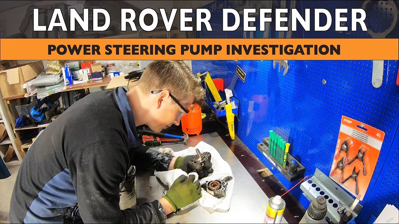 Land Rover Defender POWER STEERING PUMP LEAK investigation