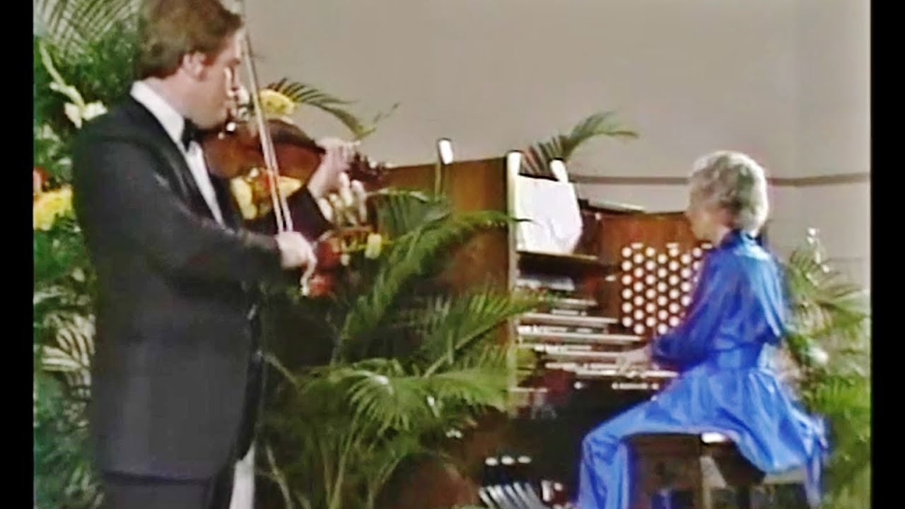 J.S. Bach, Air From Orchestra Suite in D - James Buswell, Diane Bish