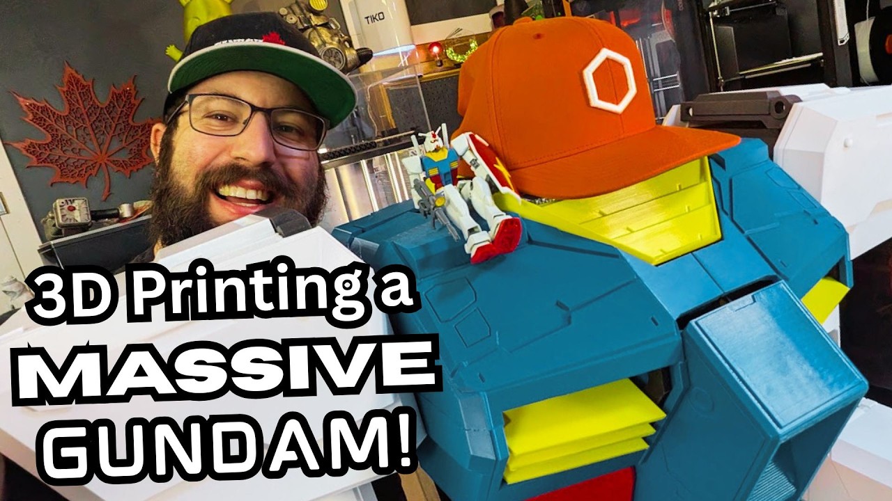 I'm building a giant GUNDAM! (and its 3D Printed!)